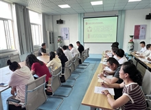 黨委副書記張開禮在信息技術學院講黨課