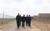 學(xué)院黨委書(shū)記、院長(zhǎng)趙明一行到校辦企業(yè)武威泰豐新能源有限責(zé)任公司古浪20兆瓦光伏扶貧電站檢查指導(dǎo)工作